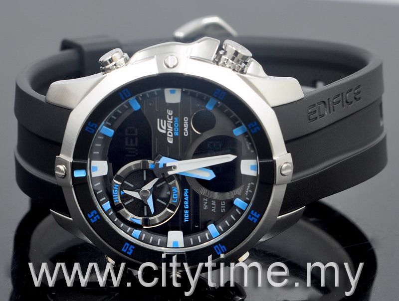 Casio edifice cheap tide graph