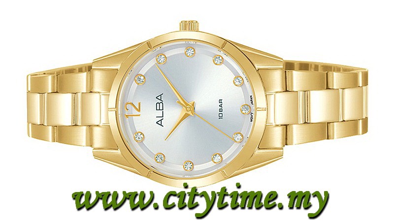 Alba watch gold outlet plated price