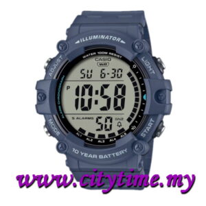 CASIO Dual Time 10 Years Battery Digital Watch AE-1500WH-2AVDF