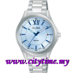 ALBA Ladies Date Mineral Crystal Stainless Steel Bracelet Watch AG8N75X (VJ32-X341)