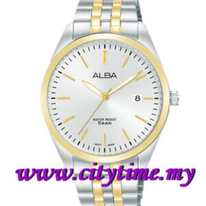 ALBA Men Analogue Silver Dial Stainless Steel Date Watch AS9S12X (VJ42-X341)