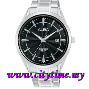ALBA Men Sapphire Glass Stainless Steel Strap Date Watch AS9S53X (VJ42-X352)