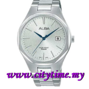ALBA Men Analogue Silver Dial Stainless Steel Date Watch AS9U61X (VJ42-X370)