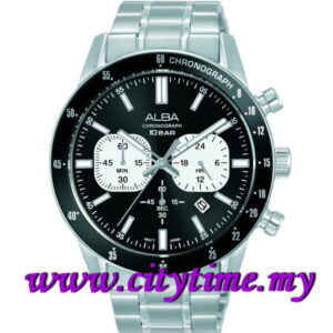ALBA Men Chronograph Stainless Steel Date Watch AT3J79X (VD53-X401)