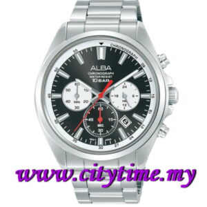 ALBA Men Chronograph Stainless Steel Date Watch AT3K31X (VD53-X408)