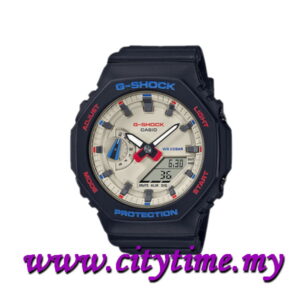 CASIO G-SHOCK Unisex CasiOak Black Winter Color Analog Digital Sport Watch GMA-S2100WT-1ADR