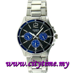 CASIO Men Multi Hands Stainless Steel Watch MTP-1374D-2AVDF