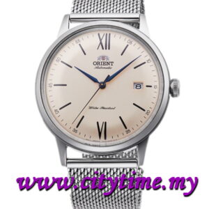 ORIENT Men Mechanical Bambino Stainless Steel Mesh Band Classic Watch RA-AC0020G