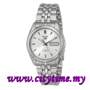 SEIKO Men 5 Automatic Classic Watch SNK355K1 Silver Dial