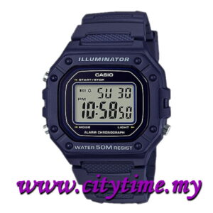Casio Youth Digital Rubber Sport Watch W-218H-2AVDF