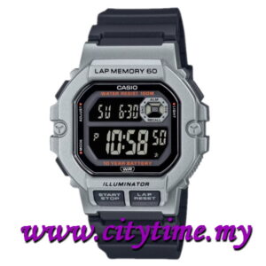Casio Men Digital Tide Graph Rubber Sport Watch WS-1400H-1BVDF