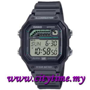 Casio Men Digital Rubber Sport Watch WS-1600H-8AVDF