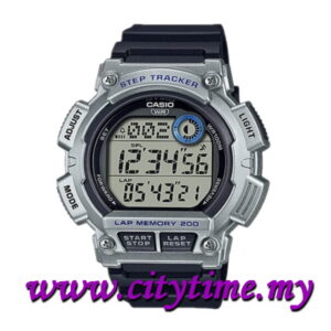 CASIO Men Digital Step Tracker Workouts Rubber Sport Watch WS-2100H-1A2VDF