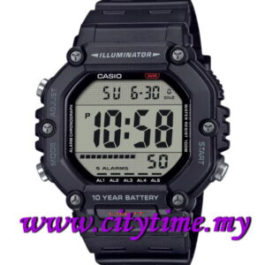 CASIO 10 Years Battery Digital Watch AE-1600H-1AVDF