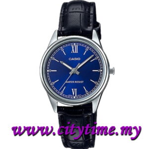 Casio Ladies Analog Leather Dress Watch LTP-V005L-2BUDF