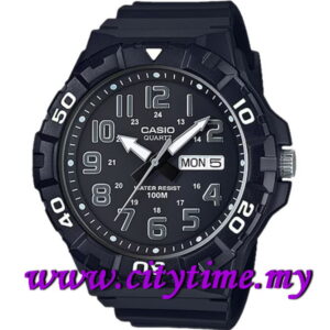 CASIO Men Day Date Rubber Sport Watch MRW-210H-1AVDF