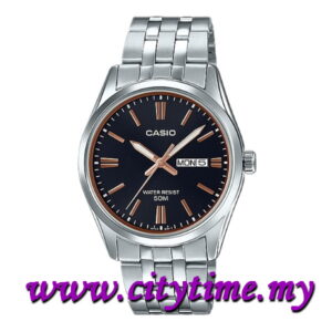 Casio Men Day Date Stainless Steel Watch MTP-1335D-1A2VDF