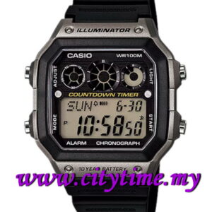 CASIO Digital 10 Years Battery Watch AE-1300WH-8A