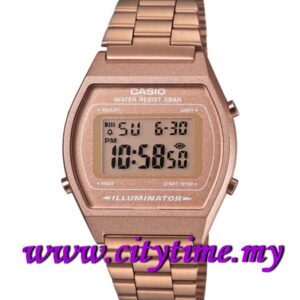 CASIO Men Digital Rose Gold Vintage Retro Watch B640WC-5ADF