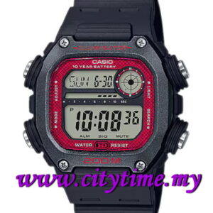 CASIO Youth Digital 10 Years Battery Rubber Watch DW-291H-1B