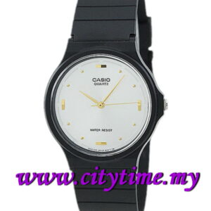 CASIO Men Analogue Classic Rubber Strap Watch MQ-76-7A1LDF