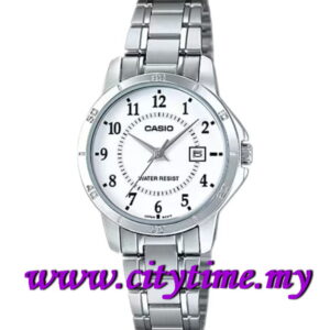 CASIO Ladies Analog Quartz Date Watch LTP-V004D-7B