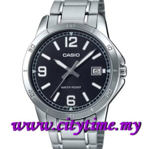 CASIO Men Stainless Steel Strap Date Watch MTP-V004D-1B2UDF