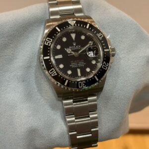PRE-OWNED ROLEX 126600 SEA-DWELLER BLACK DIAL OYSTER BRACELET WITH CERT YEAR 2021