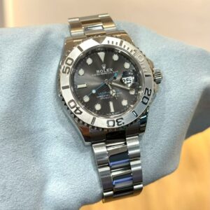 PRE-OWNED ROLEX 126622 YACHT-MASTER 40 GREY DIAL OYSTER STAINLESS STEEL BRACELET WITH CERT YEAR 2022