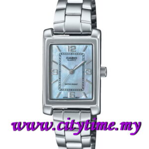 CASIO Ladies Analog Square Dress Watch LTP-1234DS-2A