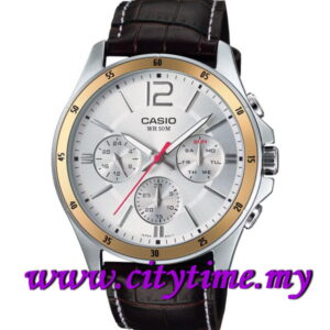 Casio Men Multi Hands Stainless Steel Watch MTP-1374L-7A