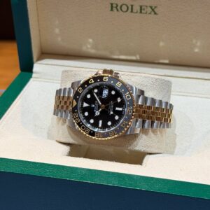 NEW ROLEX 126713GRNR GMT-MASTER II BLACK DIAL JUBILEE GOLD STAINLESS STEEL BRACELET WITH CERT YEAR 2026