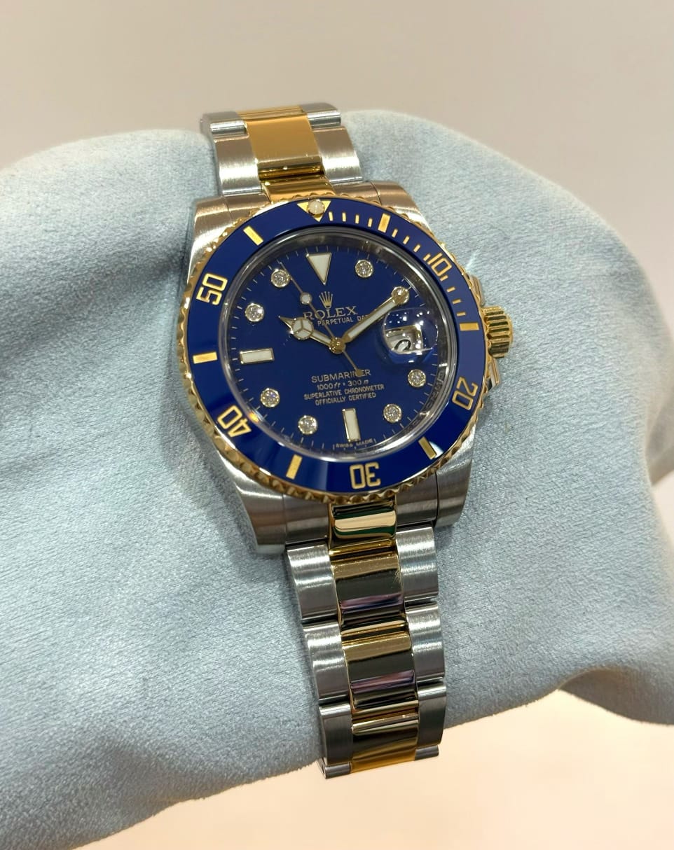 Used 116613LB Submariner Diamonds YR 2014-1