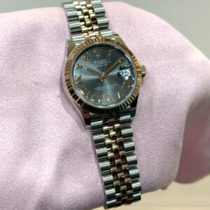 NEW ROLEX 278271 DATEJUST-31 GREY VI DIAMONDS DIAL JUBILEE YG/SS BRACELET WITH CERT YEAR 2026