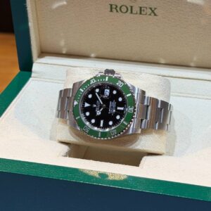 NEW ROLEX 126610LV MK2 SUBMARINER DATE STARBUCKS BLACK DIAL OYSTER BRACELET WITH CERT YEAR 2026