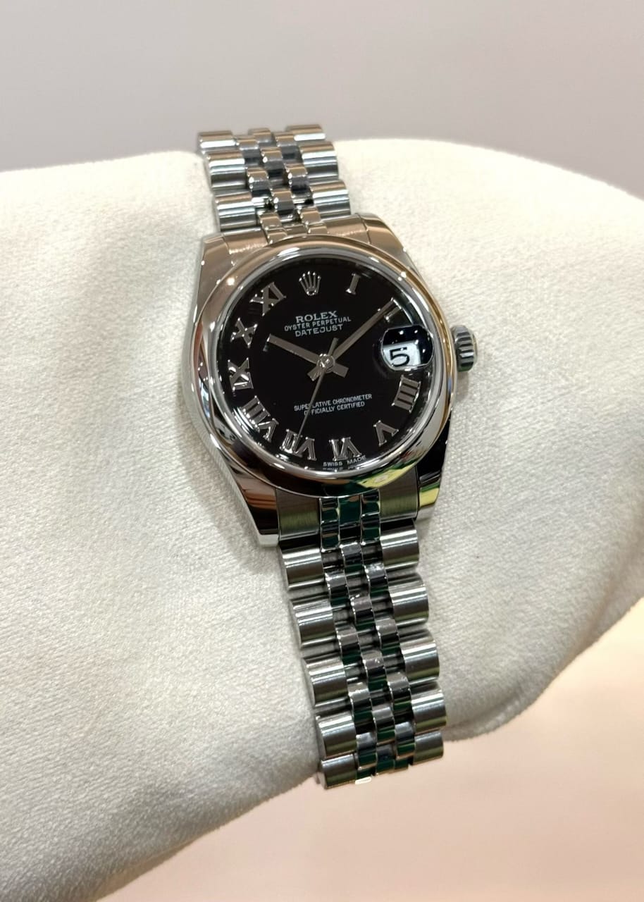 Used 178240 Datejust-31 Black Roman YR 2016-1